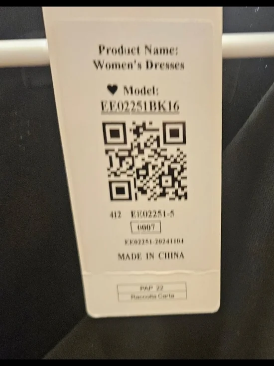 Ever Pretty Black Midi Dress with Sheer Lace Sleeves - Picture 5 of 5